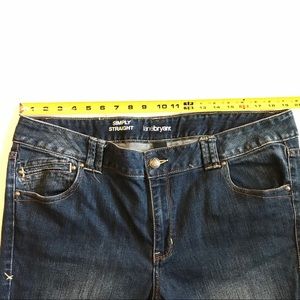 Lane Bryant Simply Straight Sz 22 Average Jean